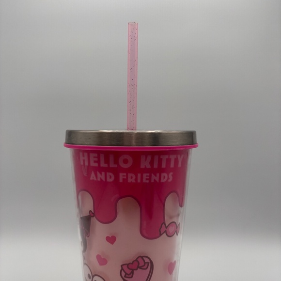 Sanrio Hello Kitty and Friends Double Walled Cartoon Travel Tumbler w/ Straw - Picture 3 of 16